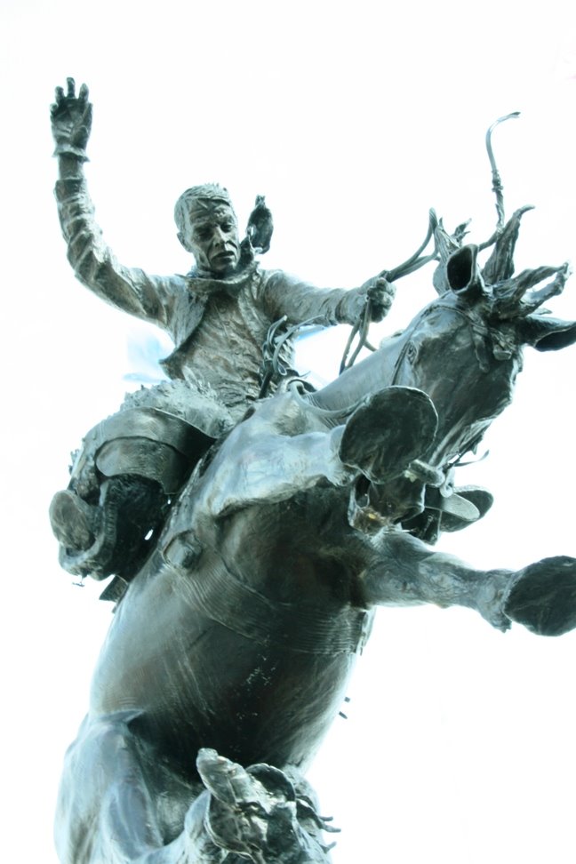 The Bronc Twister Statue - Stampede - Calgary, AB