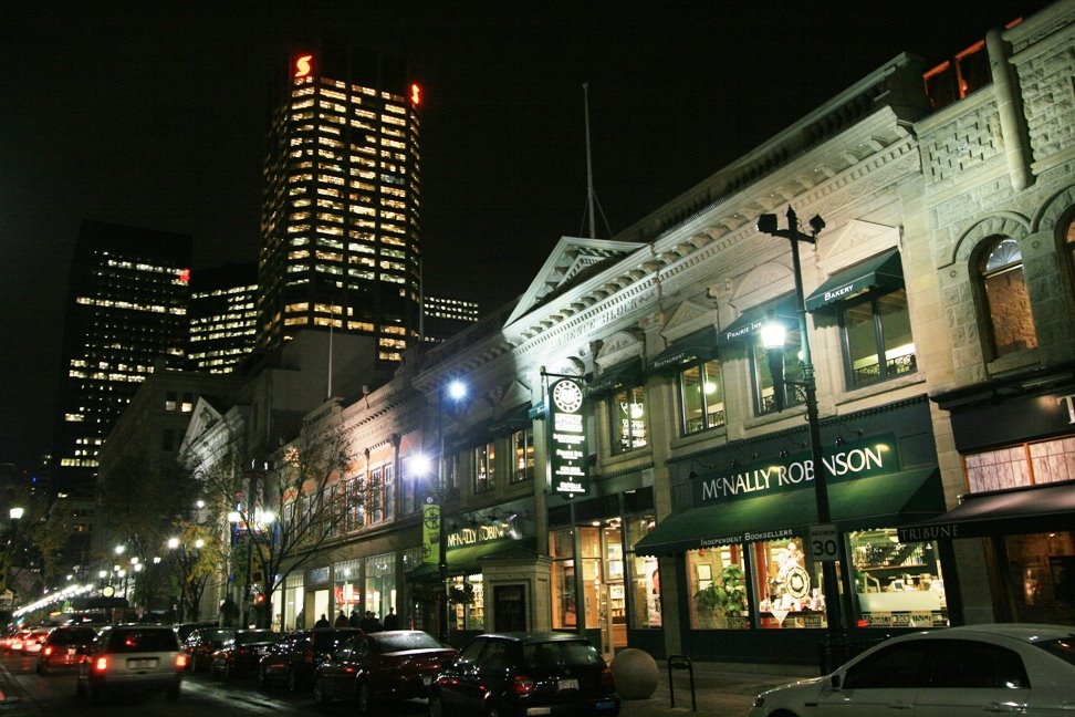 Stephen Avenue Mall at Night - Calgary, AB