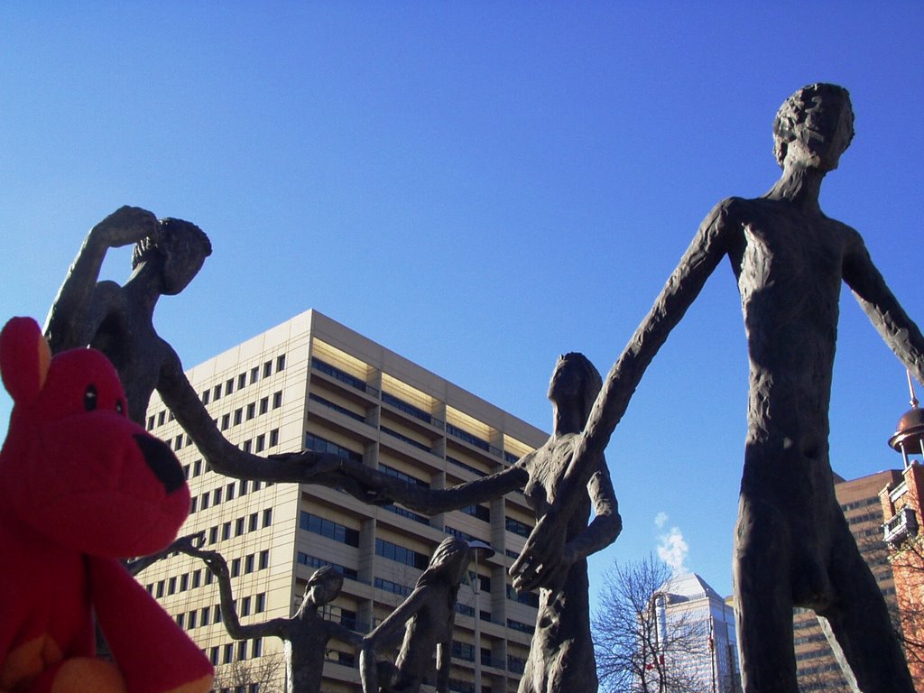 Taking a moment to ponder the Family of Man in Calgary