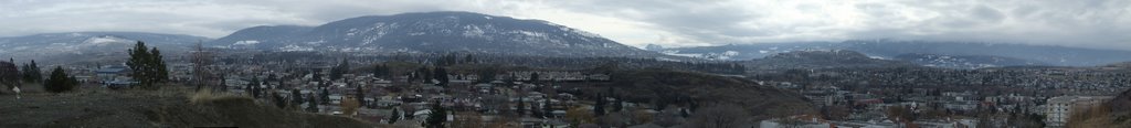 Panorama of Vernon from Turtle Mountain