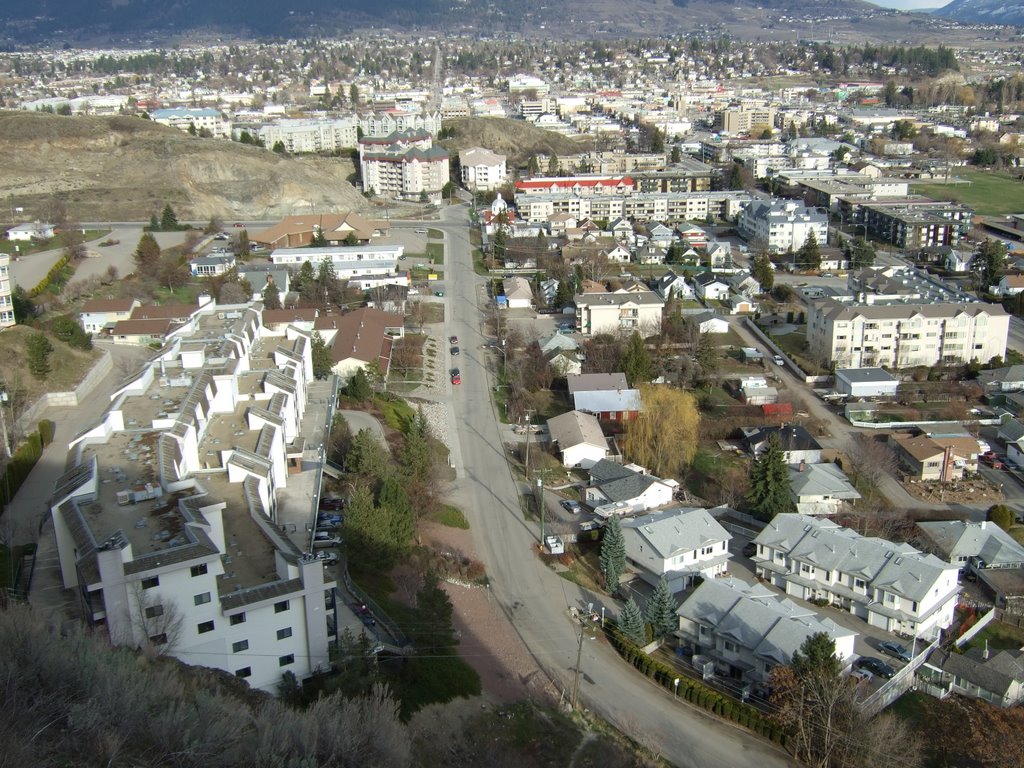 32nd St. from top of cliff