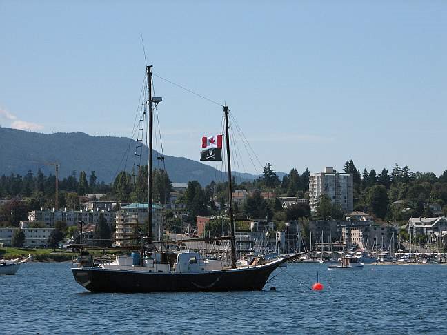 Pirate Ship in Nanaimo Harbour