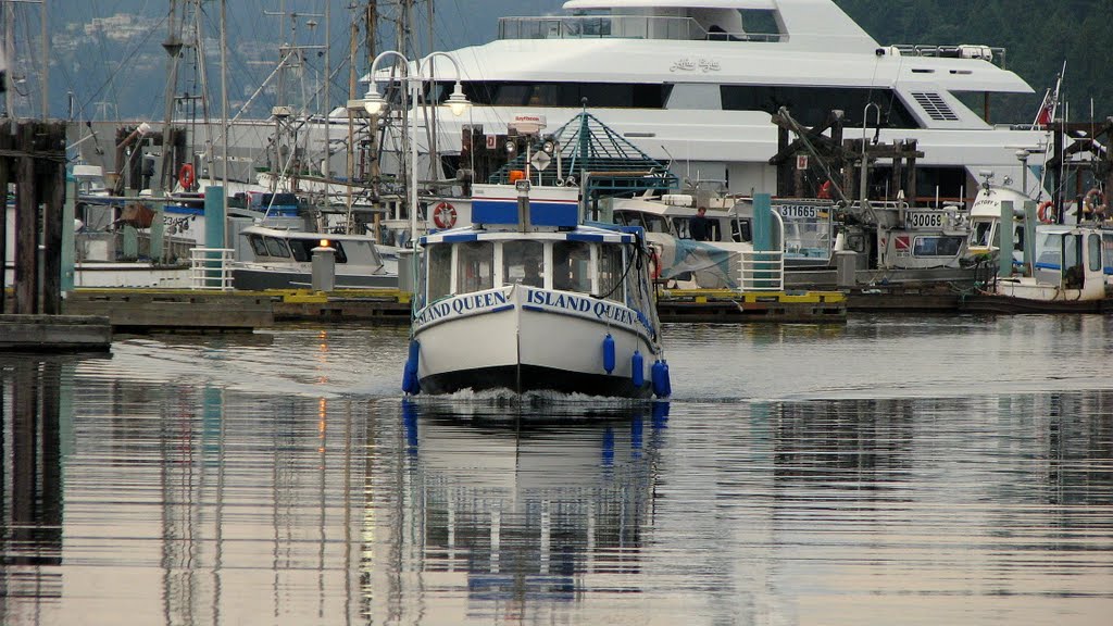 "Protection Connection" ferry arrives from Protection Island...