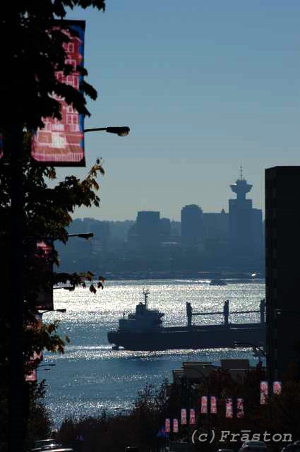 Lonsdale Ave with Vancouver in background