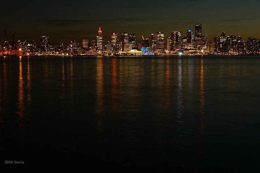 Dawntown Vancouver from Lonsdale Quay