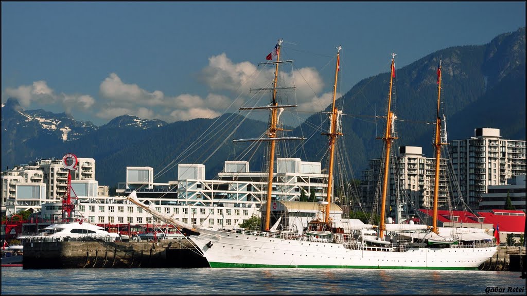North Vancouver View with "Esmeralda"
