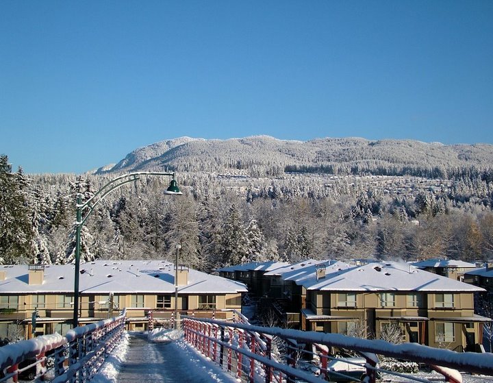 After snow