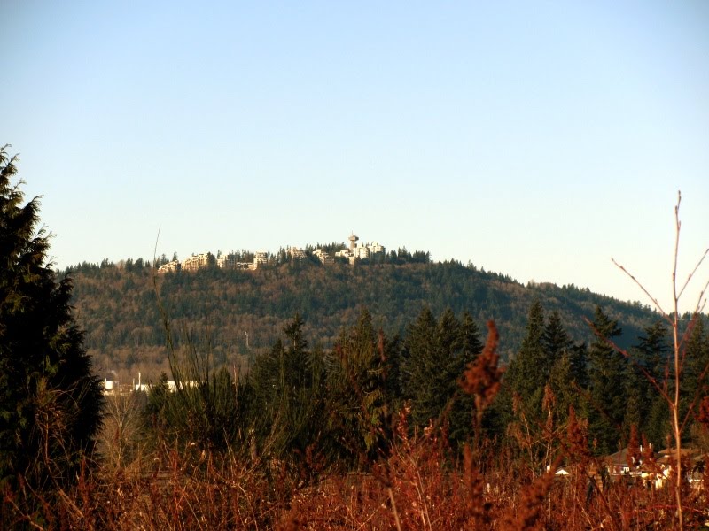View of UniverCITY at SFU from Eagle Ridge