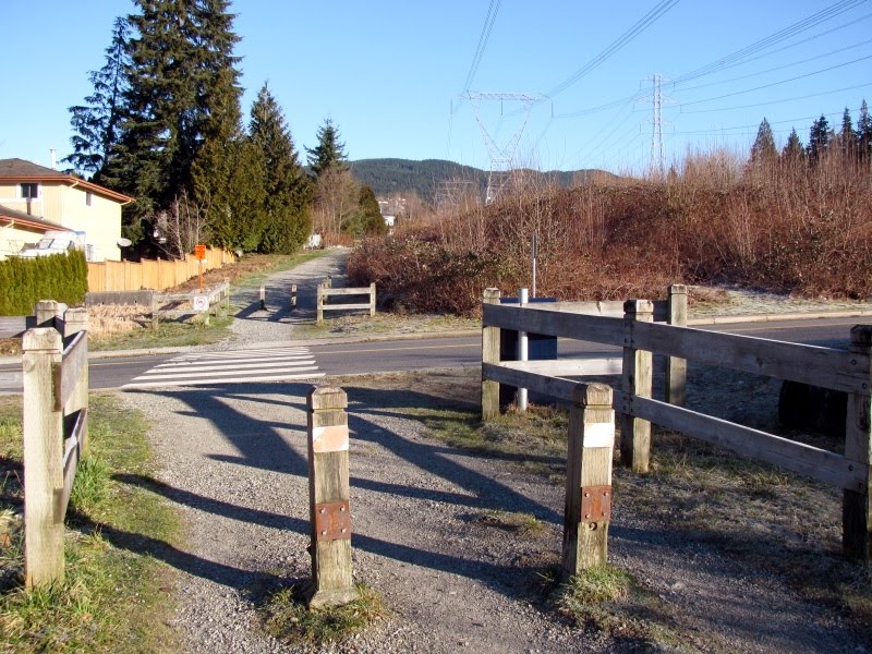 View Looking North along the Coquitlam Crunch Trail (Eagle Ridge Trail)