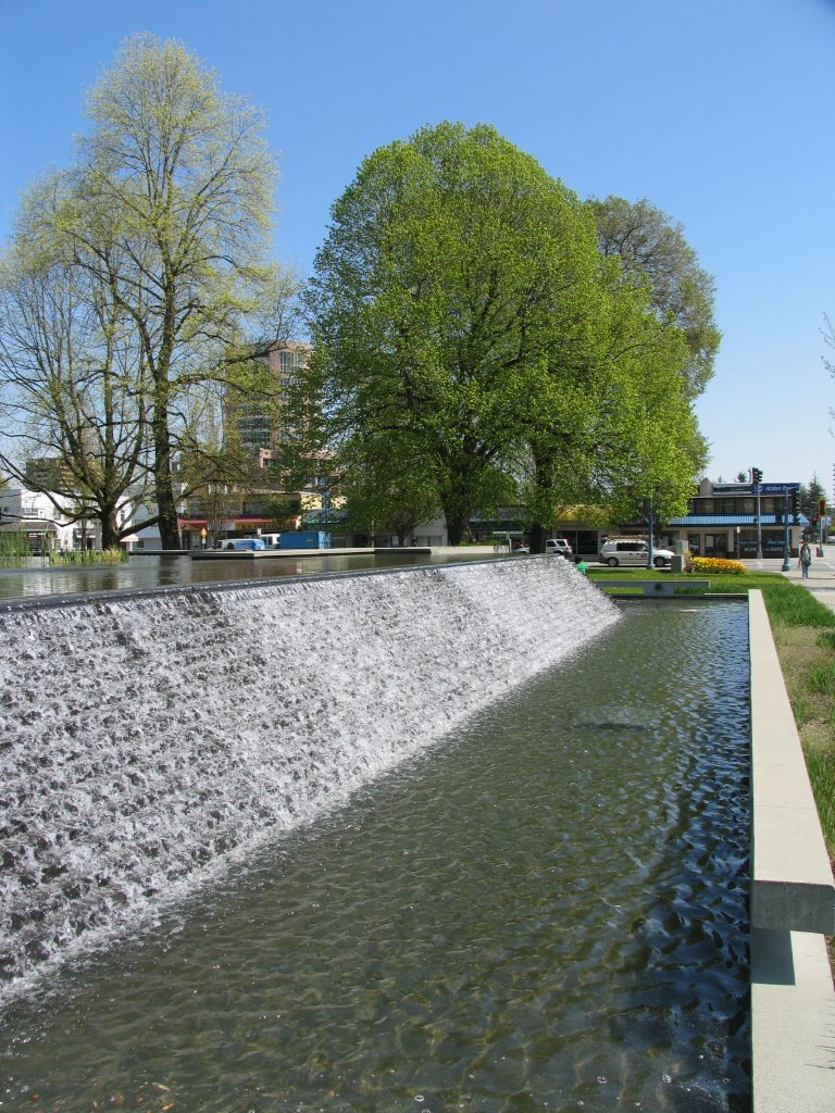 City Halls water-fall
