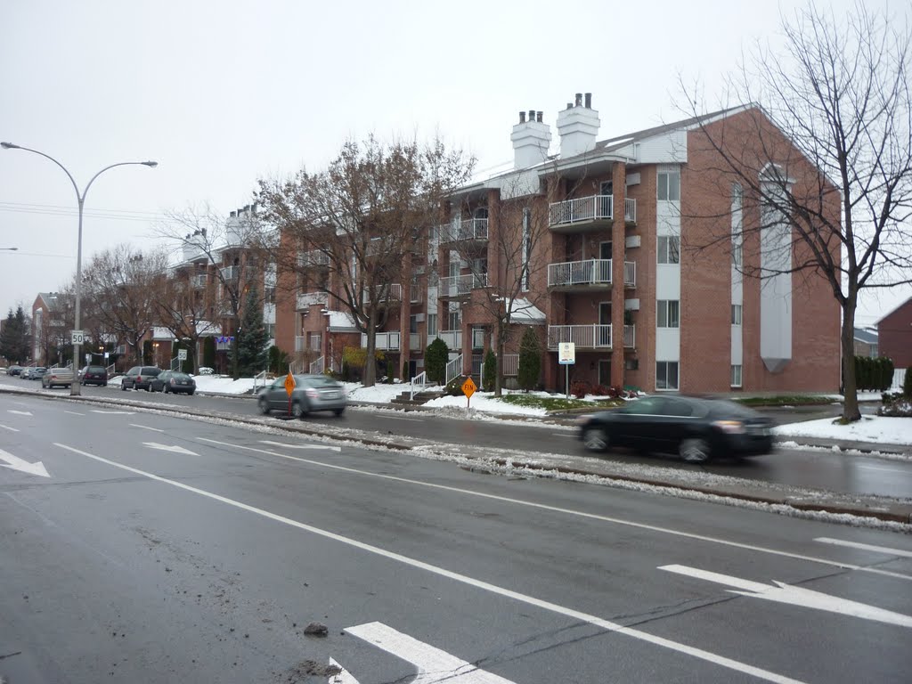 view of a house, blv Le Carrefour in Laval, Quebec