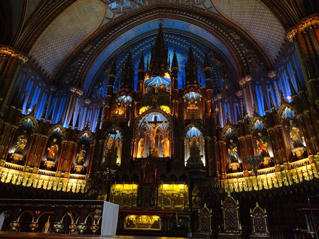 Altar Mayor Catedral Notre Dame de Montreal