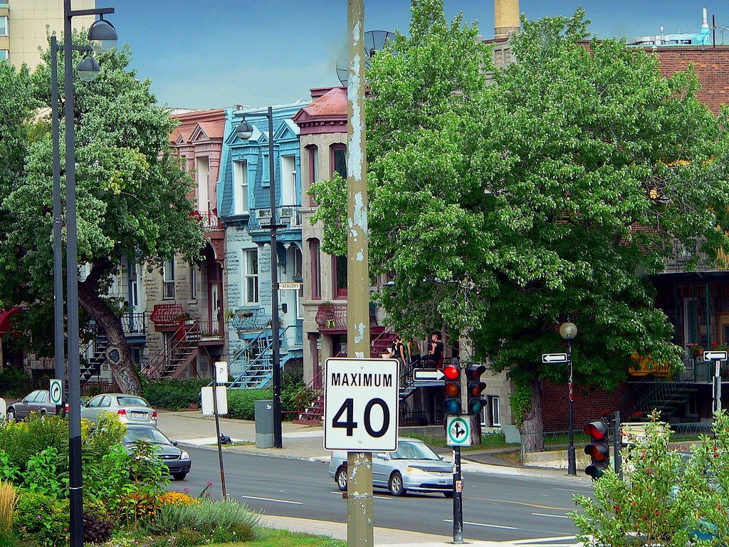 Canada, dans les vieux quartiers de Montréal