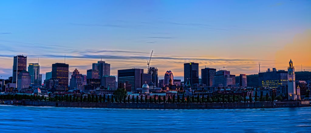 MONTRÉAL VUE DE LILE STE-HÉLÈNE _ MONTREAL SEEN FROM STE-HELEN ISLAND