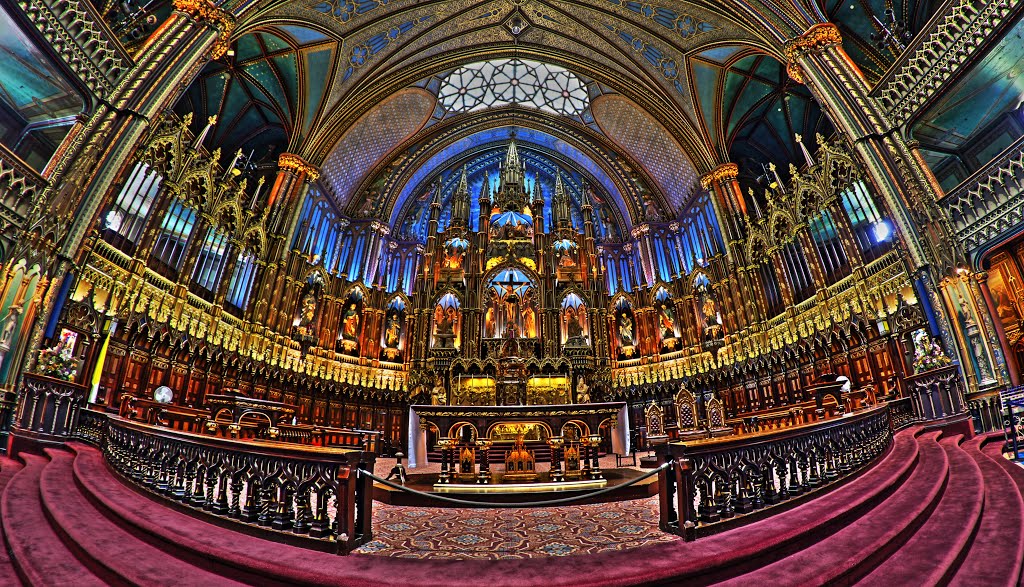 Basilique Notre-Dame de Montréal, Décoration intérieure