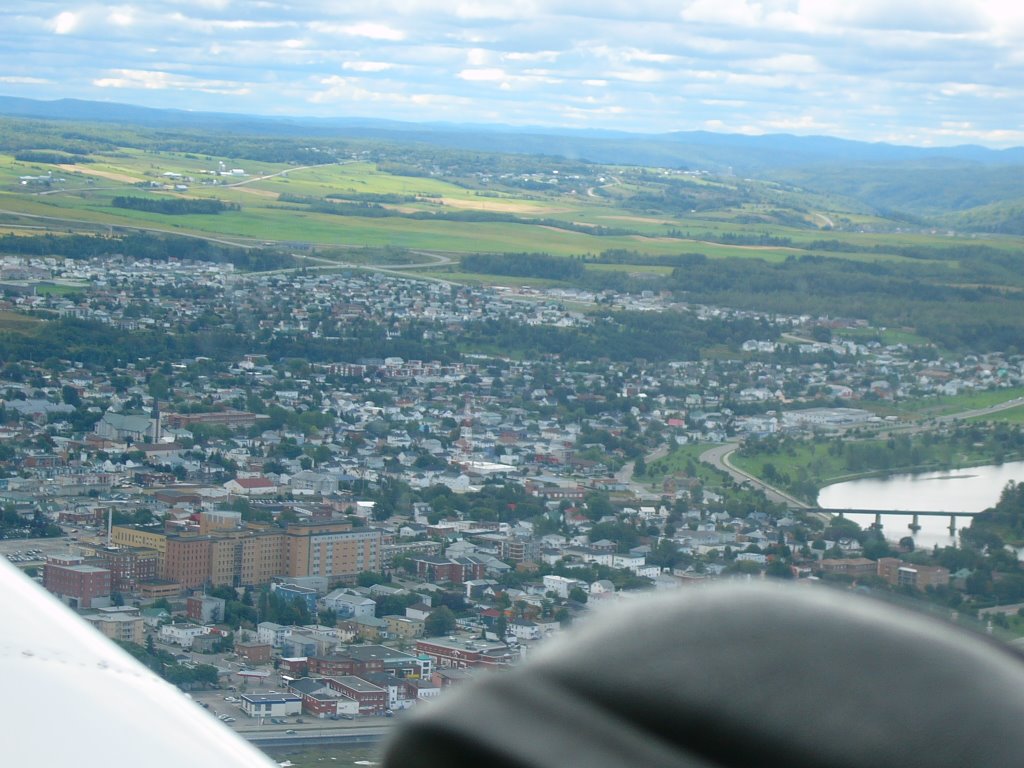Aerial vue of Rimouski