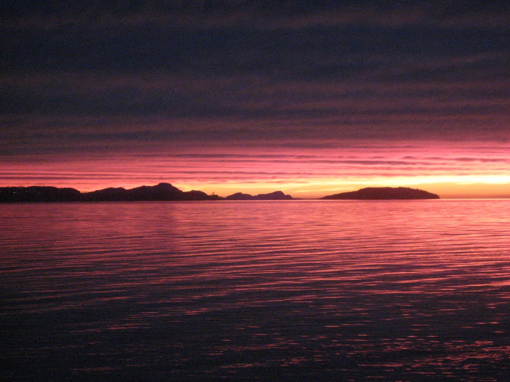 Coucher rouge