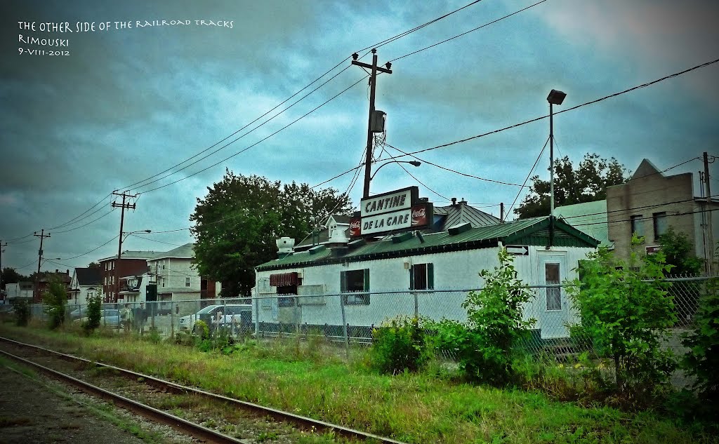 The other side of the railroad tracks