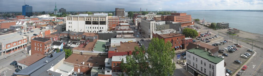 View from Delta hotel, looking east