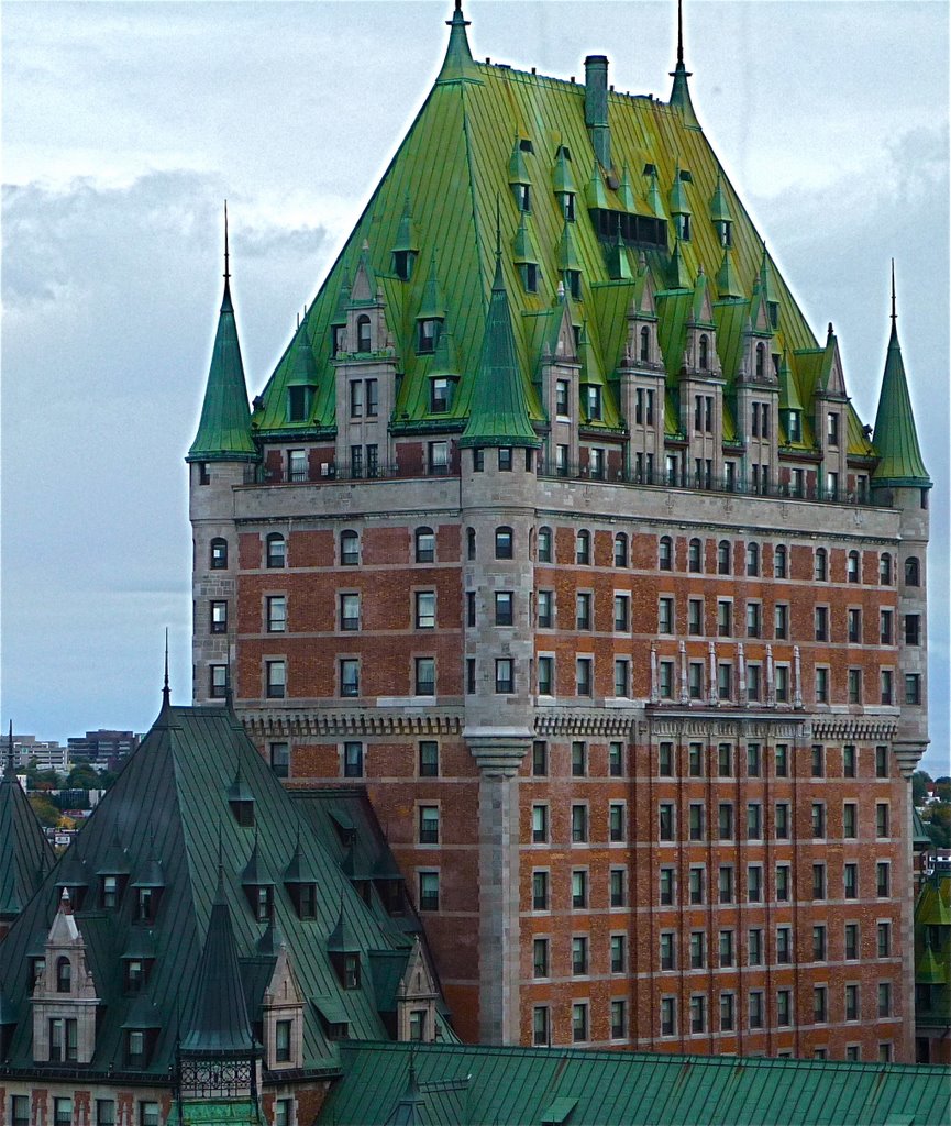 Château Frontenac vu du haut de lédifice Price