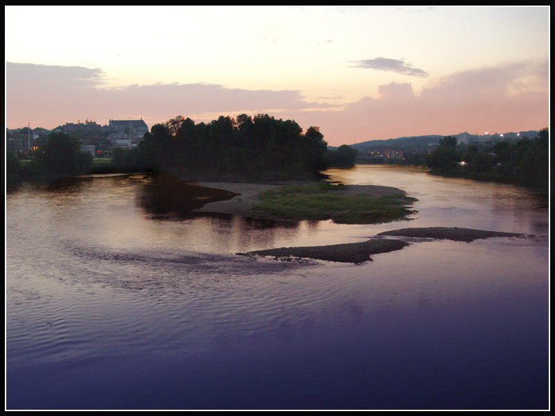 River at evening