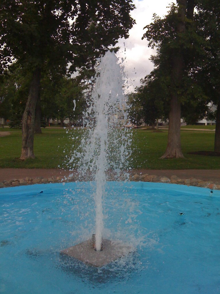 Victoria Park fountain, Moncton, NB, Canada