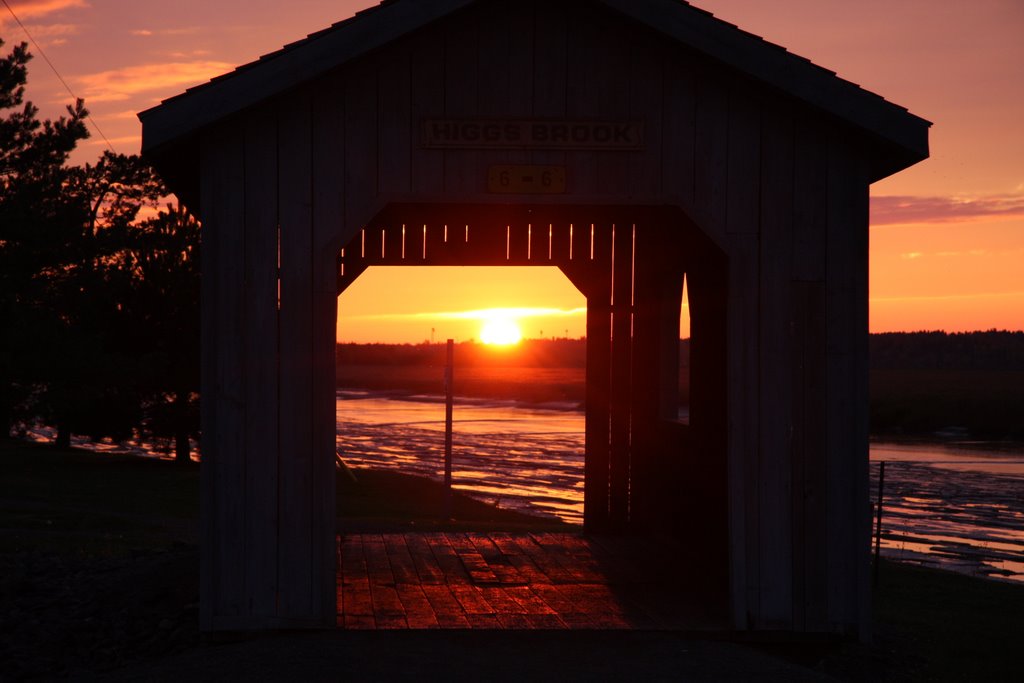 Old Covered Bridge at the "Chocolate River"