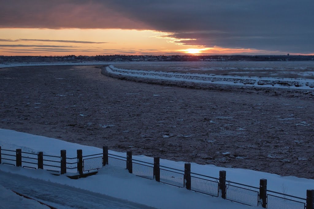 Sunrise over the Petitcodiac