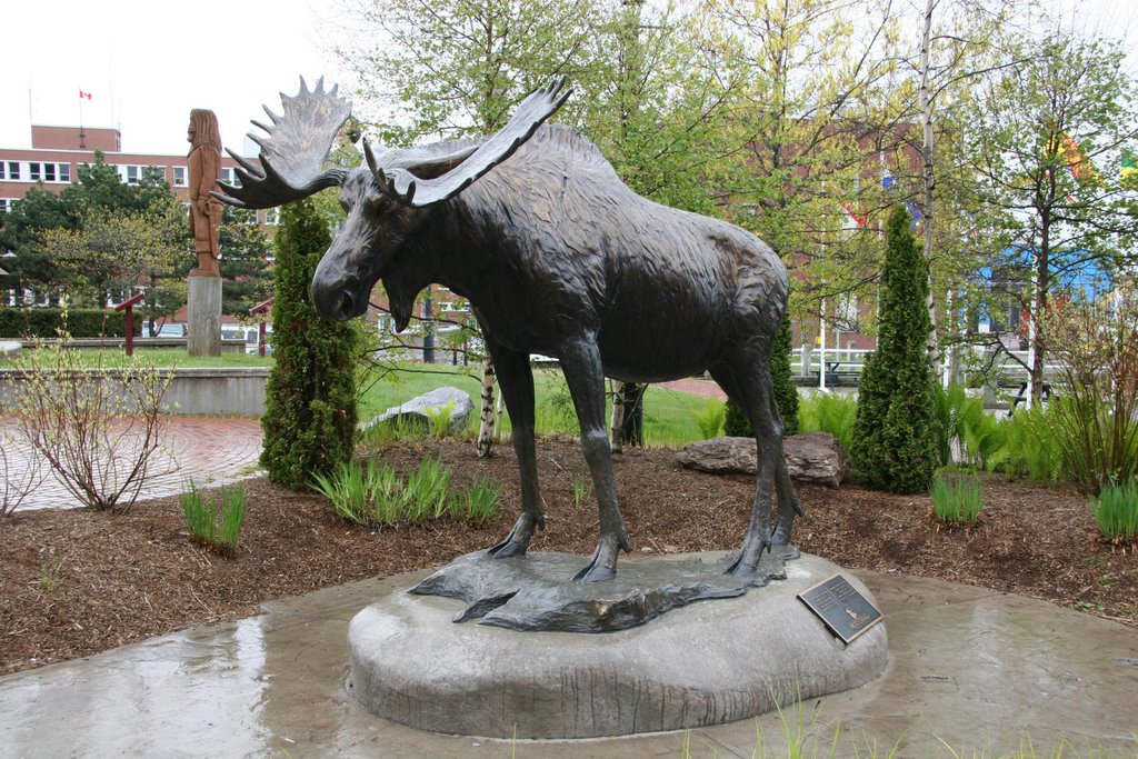 Moose monument