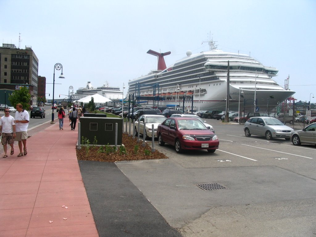 Cruise ships in Saint John Harbour