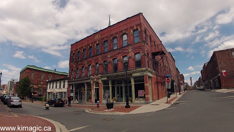 old streets of St.John, New Brunswick
