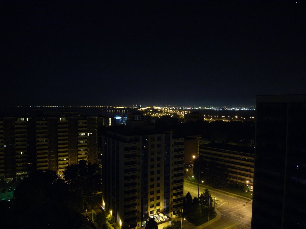 Penthouse view. Burlington Skyway