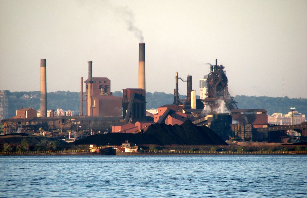 Steelworks Just After Sunrise