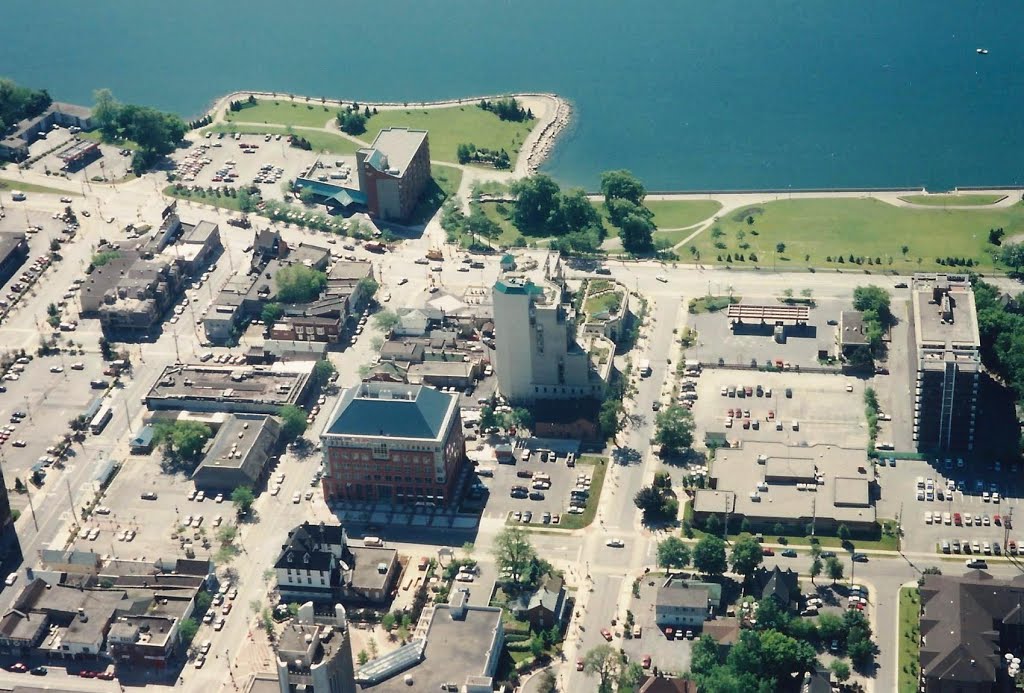 Brant St. at Lakeshore Rd. area on June 15, 1990, Burlington Canada