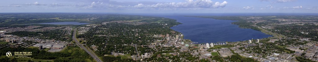 Panoramic aerial view