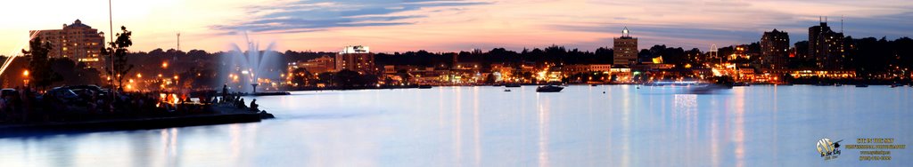 Canada Day Panoramic at Dusk