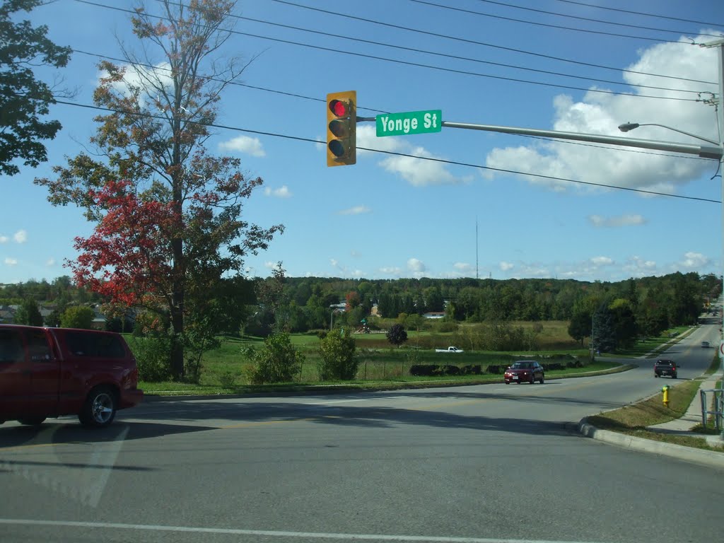 ...and then take Yonge Street and follow it for 80 km to downtown Toronto...