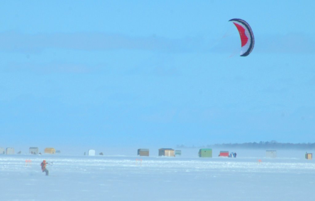 paraskiing