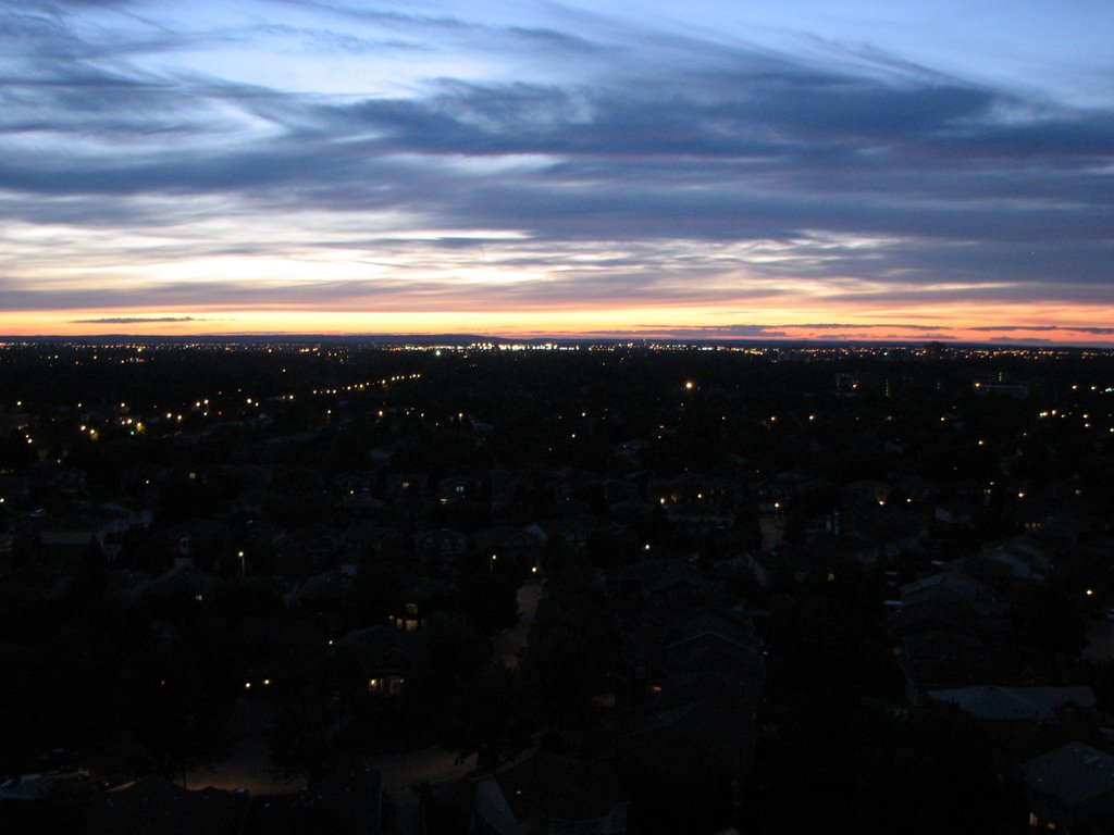 Peel Village at Dusk