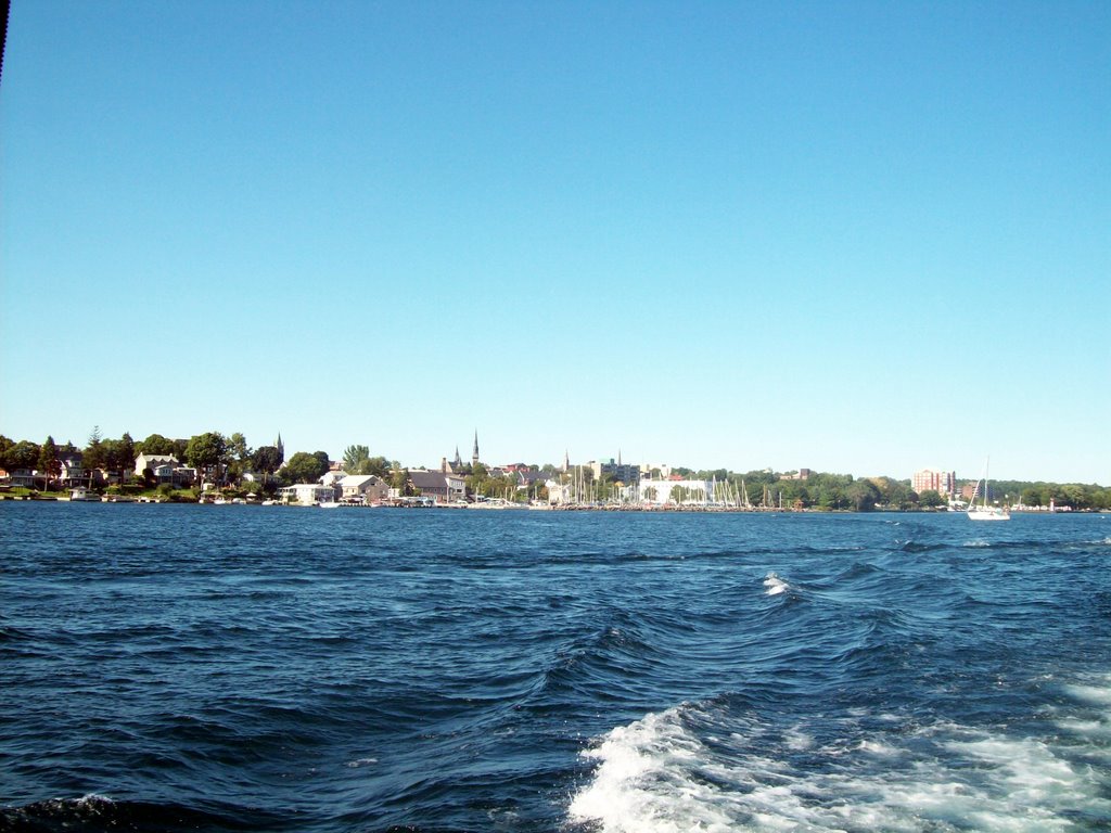 Brockville desde el Rio San Lorenzo