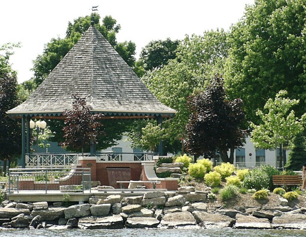 Gazeebo at a park in Brockville