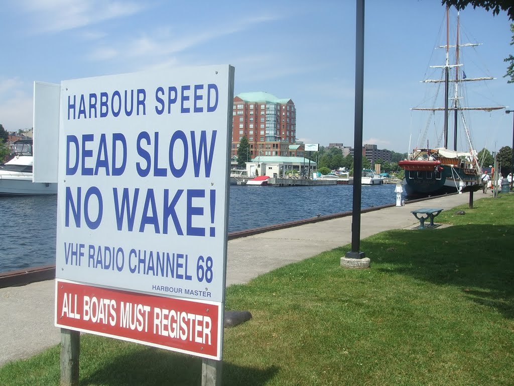 Brockville, Ontario, am Sankt-Lorenz-Strom, 25. Juni 2009