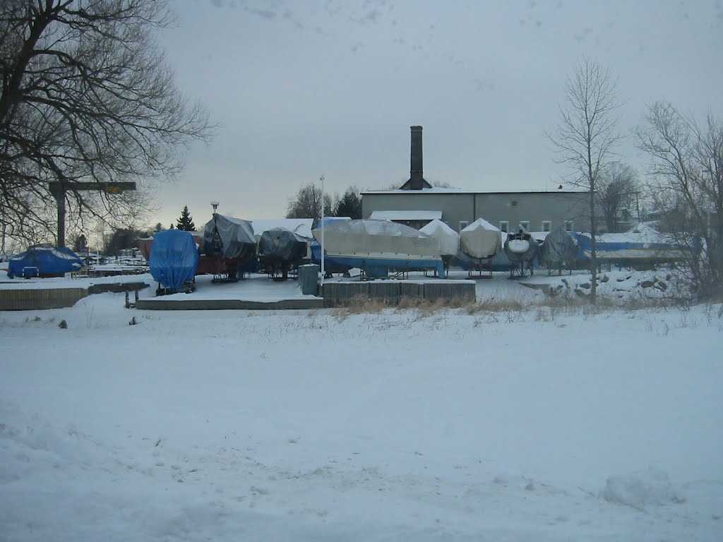 Brockville Yaght Club in Winter - 2003