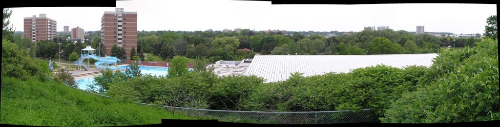 Waterloo viewed from Lincoln St. hill