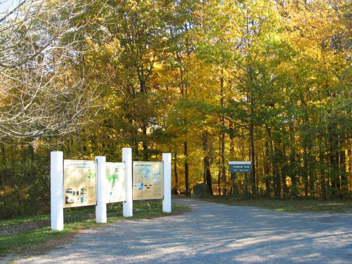 Entrance to Beamer Trails to the Senic Lookout