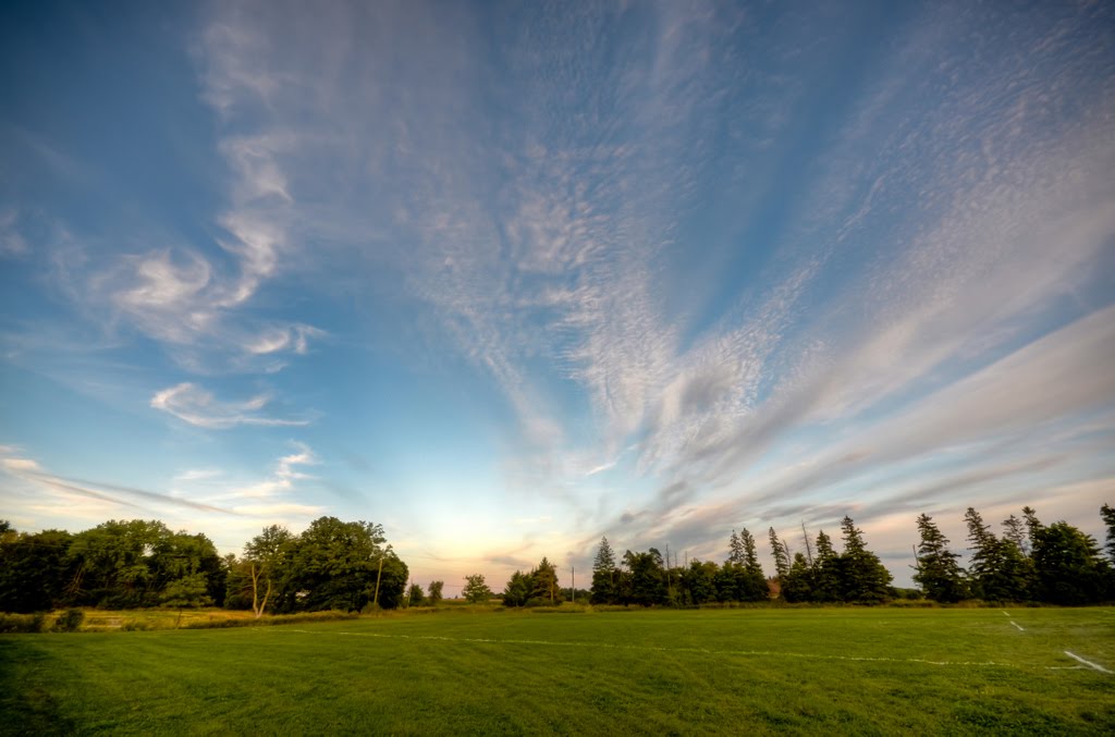 Sunset On The Sports Fields