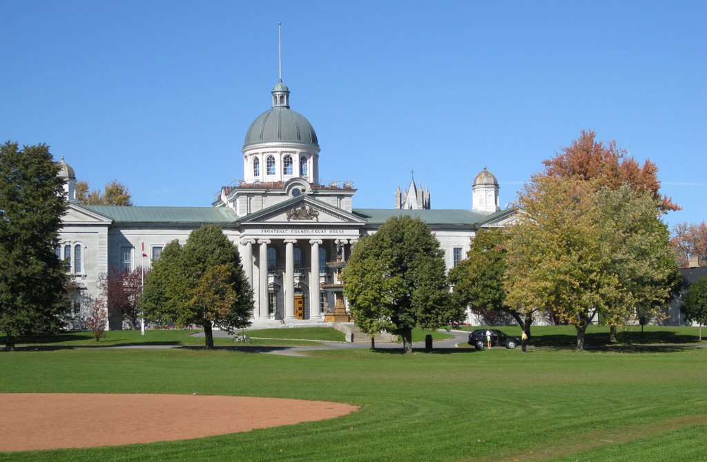 Frontenc County Court Viewed from Cricket Field Park, Kingston, Ontario, Canada