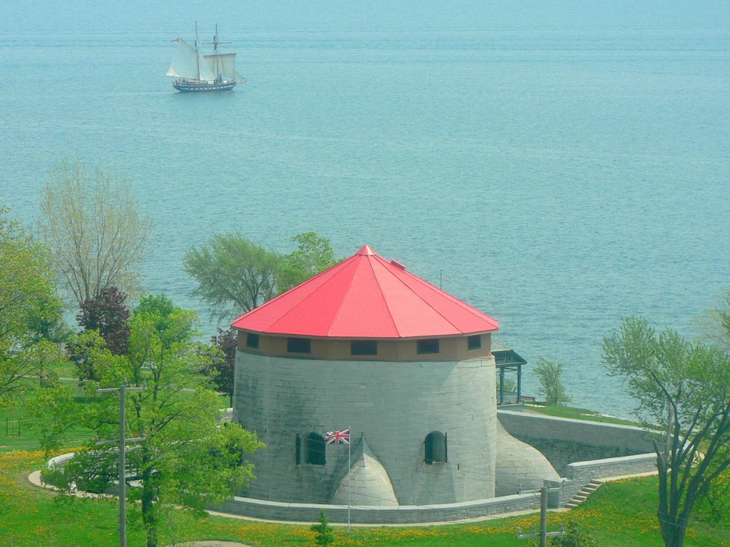 Murney Tower and HMS Brigantine