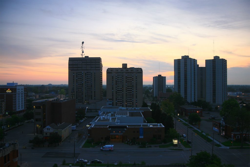 London, Ontario, Canada, view from the Hilton Hotel