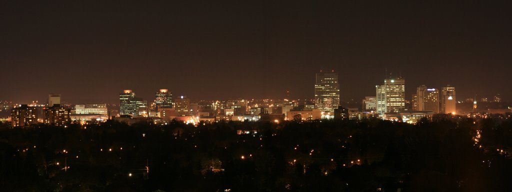 London at night